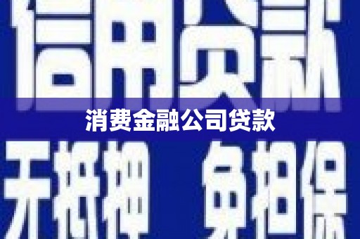 富平消费金融公司贷款