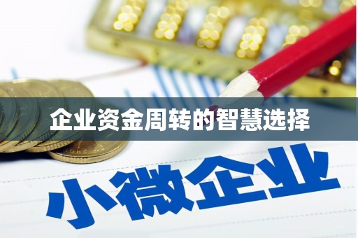 富平企业资金周转的智慧选择