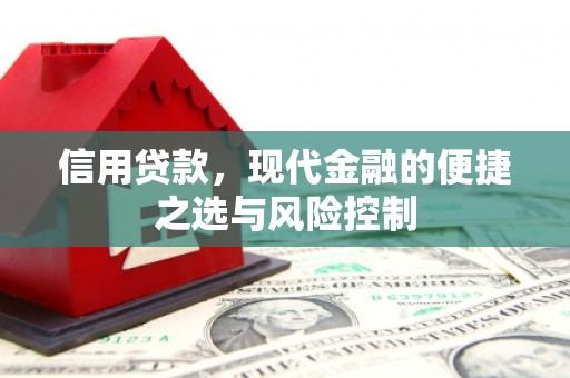 富平信用贷款，现代金融的便捷之选与风险控制