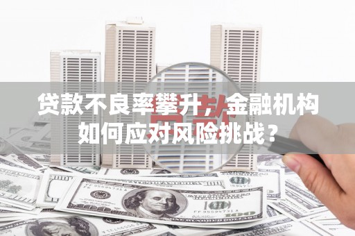 富平贷款不良率攀升，金融机构如何应对风险挑战？