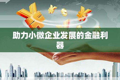 富平助力小微企业发展的金融利器