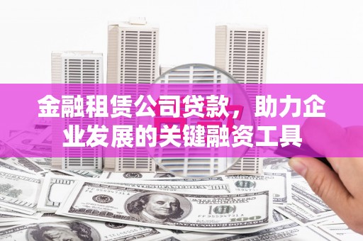 富平金融租赁公司贷款，助力企业发展的关键融资工具
