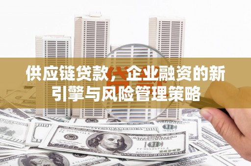 富平供应链贷款，企业融资的新引擎与风险管理策略