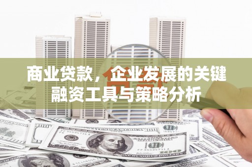 富平商业贷款，企业发展的关键融资工具与策略分析