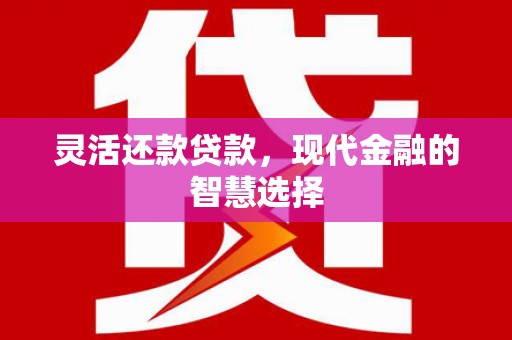 富平灵活还款贷款，现代金融的智慧选择
