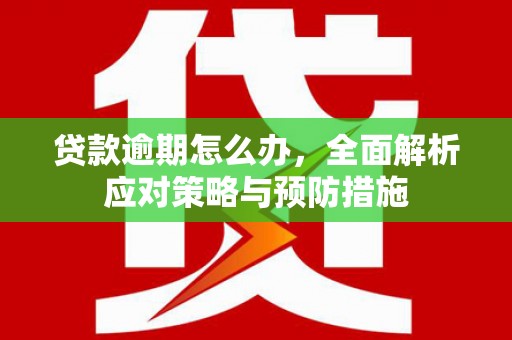 富平贷款逾期怎么办，全面解析应对策略与预防措施