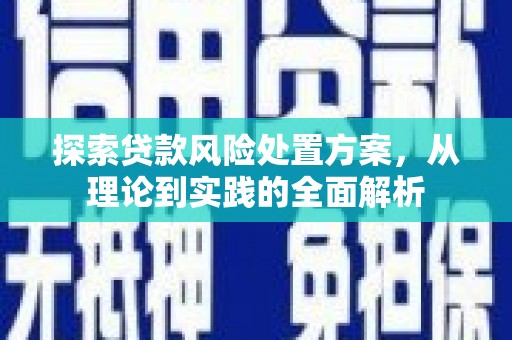 富平探索贷款风险处置方案，从理论到实践的全面解析