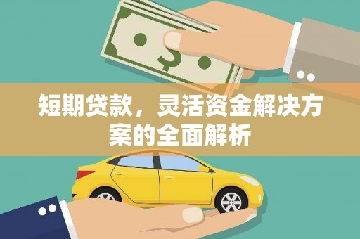富平短期贷款，灵活资金解决方案的全面解析