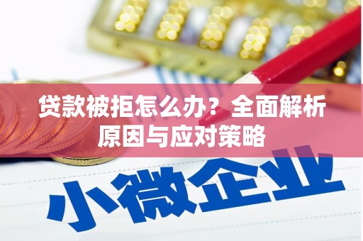 富平贷款被拒怎么办？全面解析原因与应对策略
